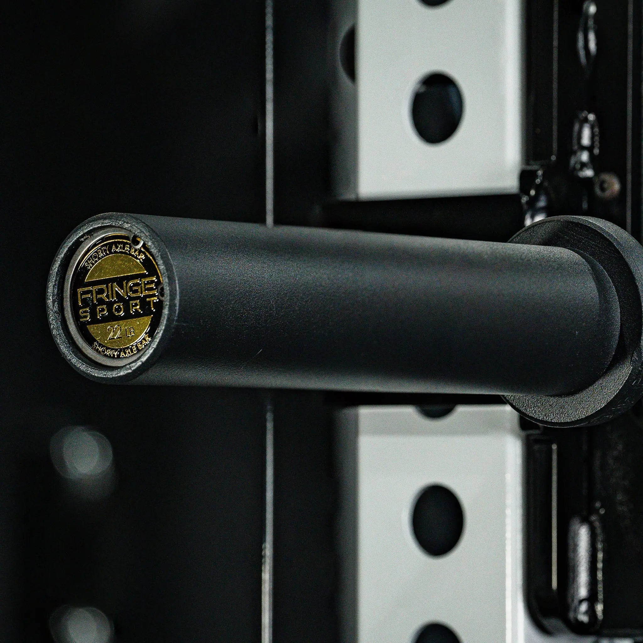 Stubby Axle Barbell - Rackable Shorty Bar