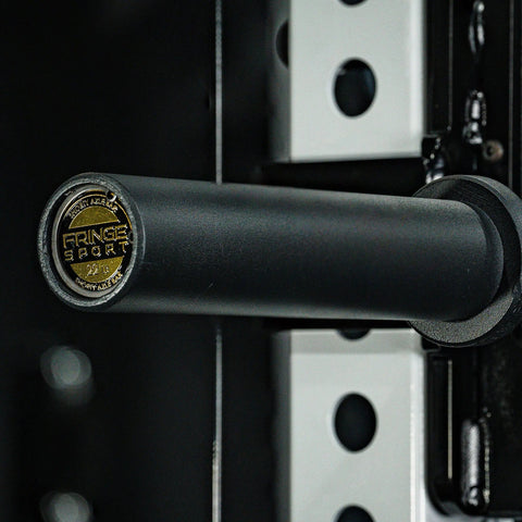 Stubby Axle Barbell - Rackable Shorty Bar Fringe Sport