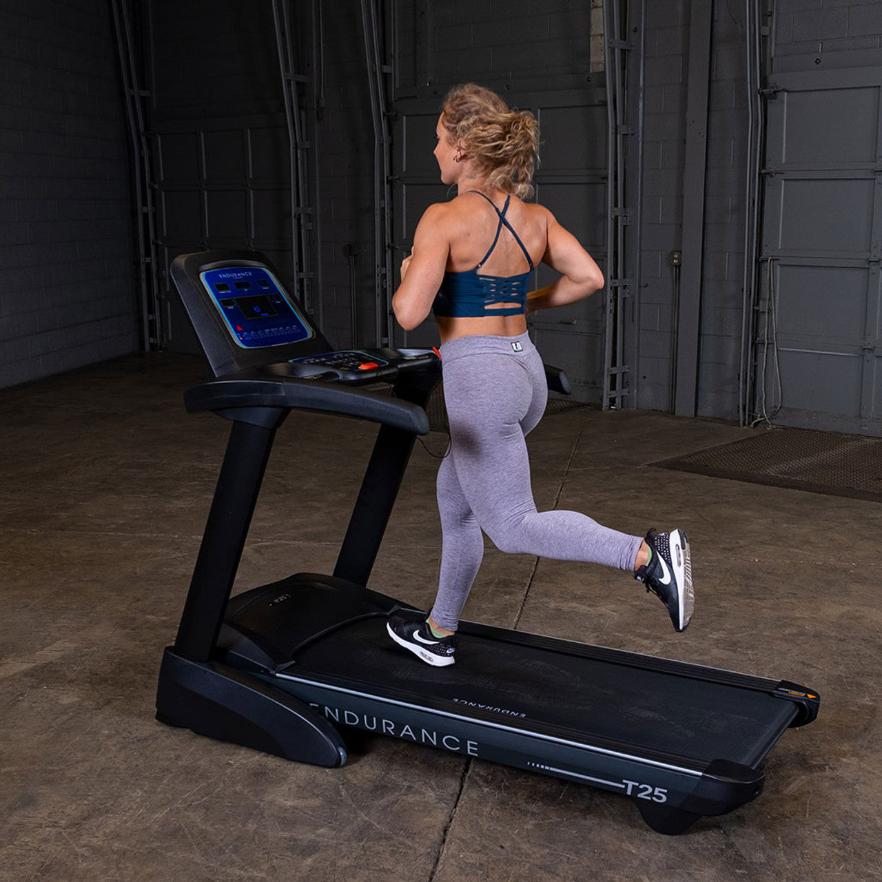 T25 Folding Incline Treadmill by Body-Solid – 400 lb Max, 4 HP