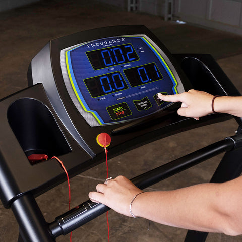 Body-Solid T50 Walking Treadmill - Full Rails & Heart Rate Monitor
