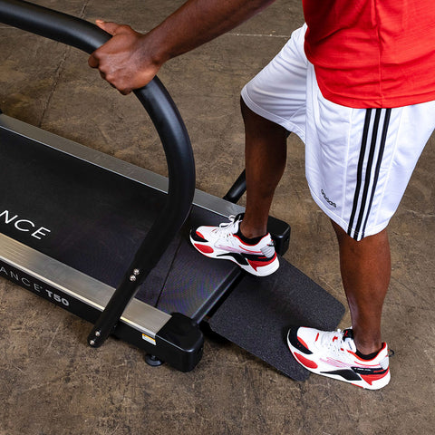 Body-Solid T50 Walking Treadmill - Full Rails & Heart Rate Monitor