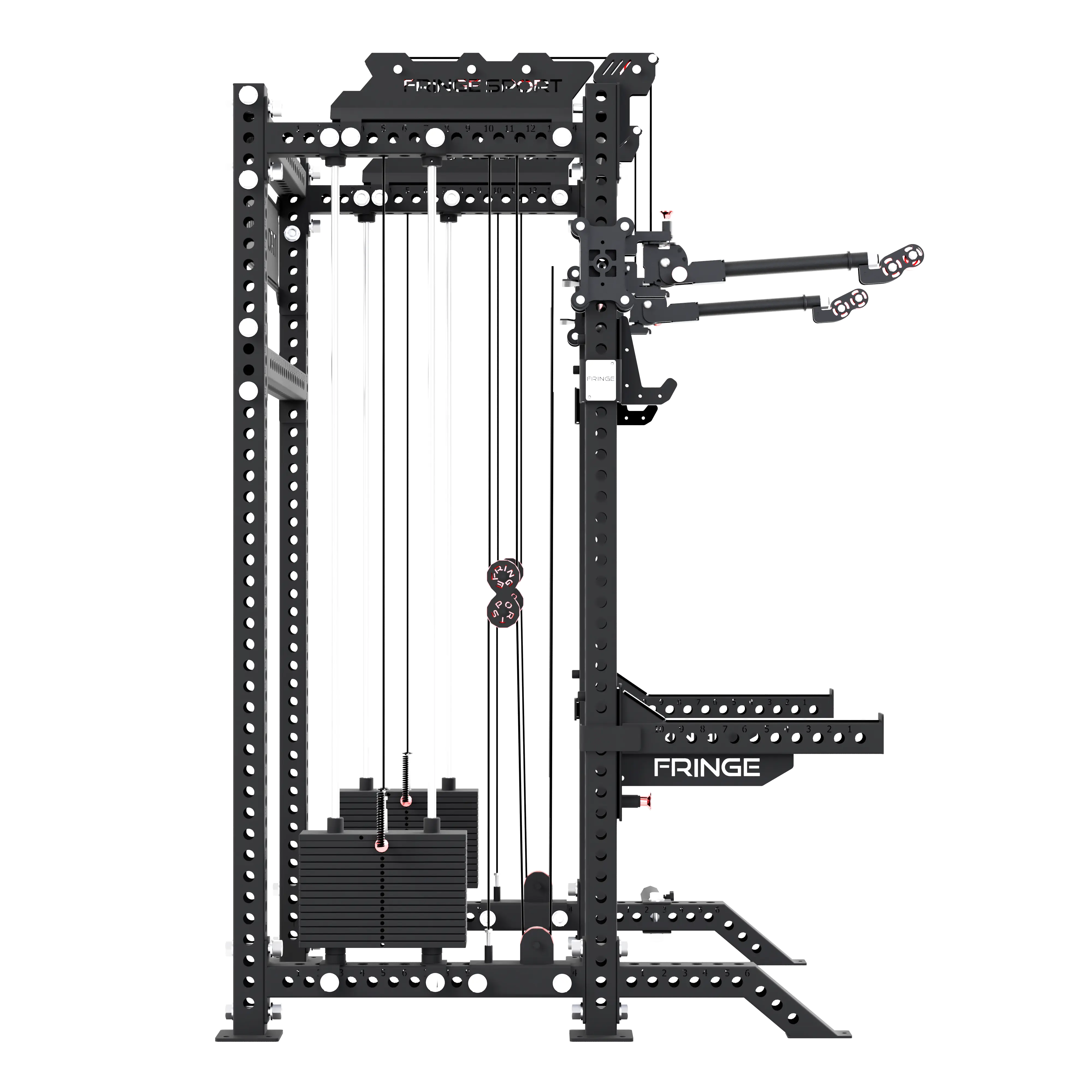 The Dane 2.0 Squat Rack with Cable Crossover | All-in-One Home Gym