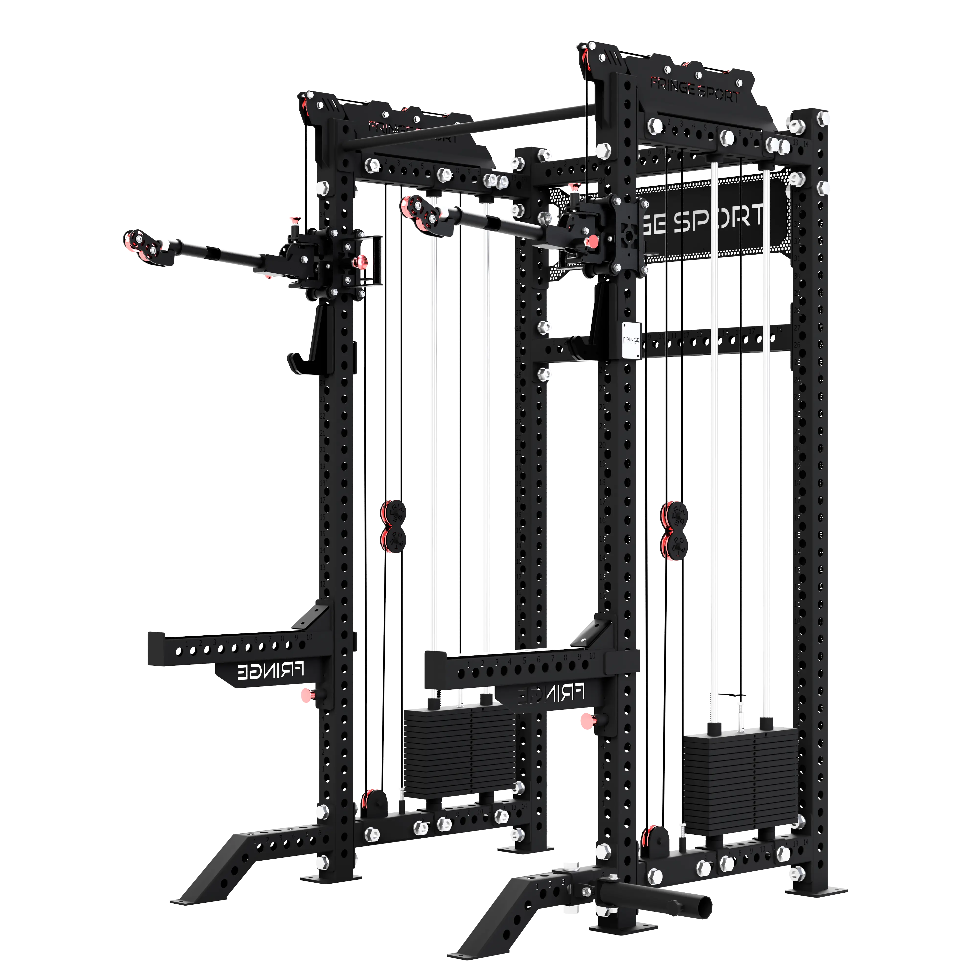 The Dane 2.0 Squat Rack with Cable Crossover | All-in-One Home Gym