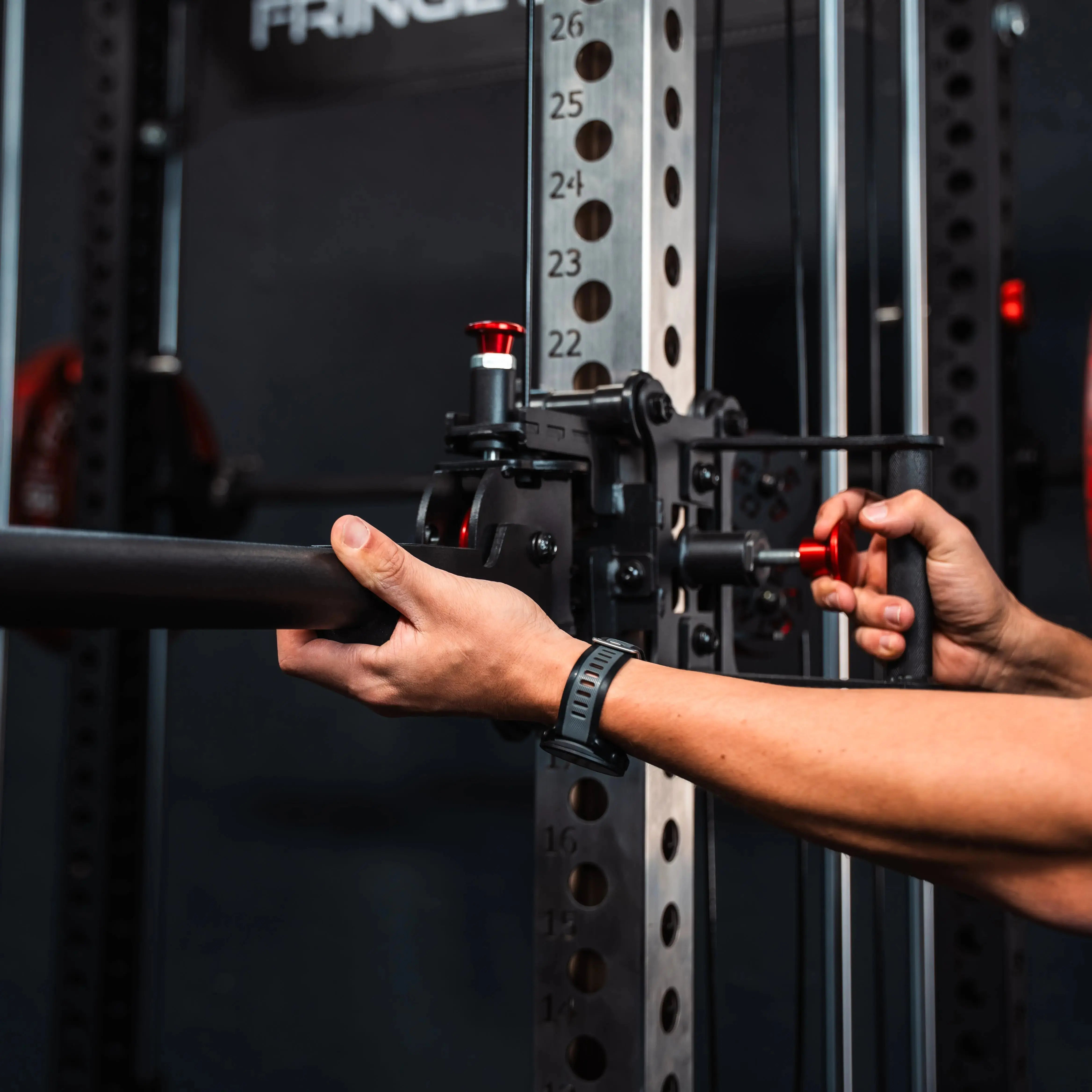 The Dane 2.0 Fully Loaded - Half Rack with Cable Crossover and Smith Machine