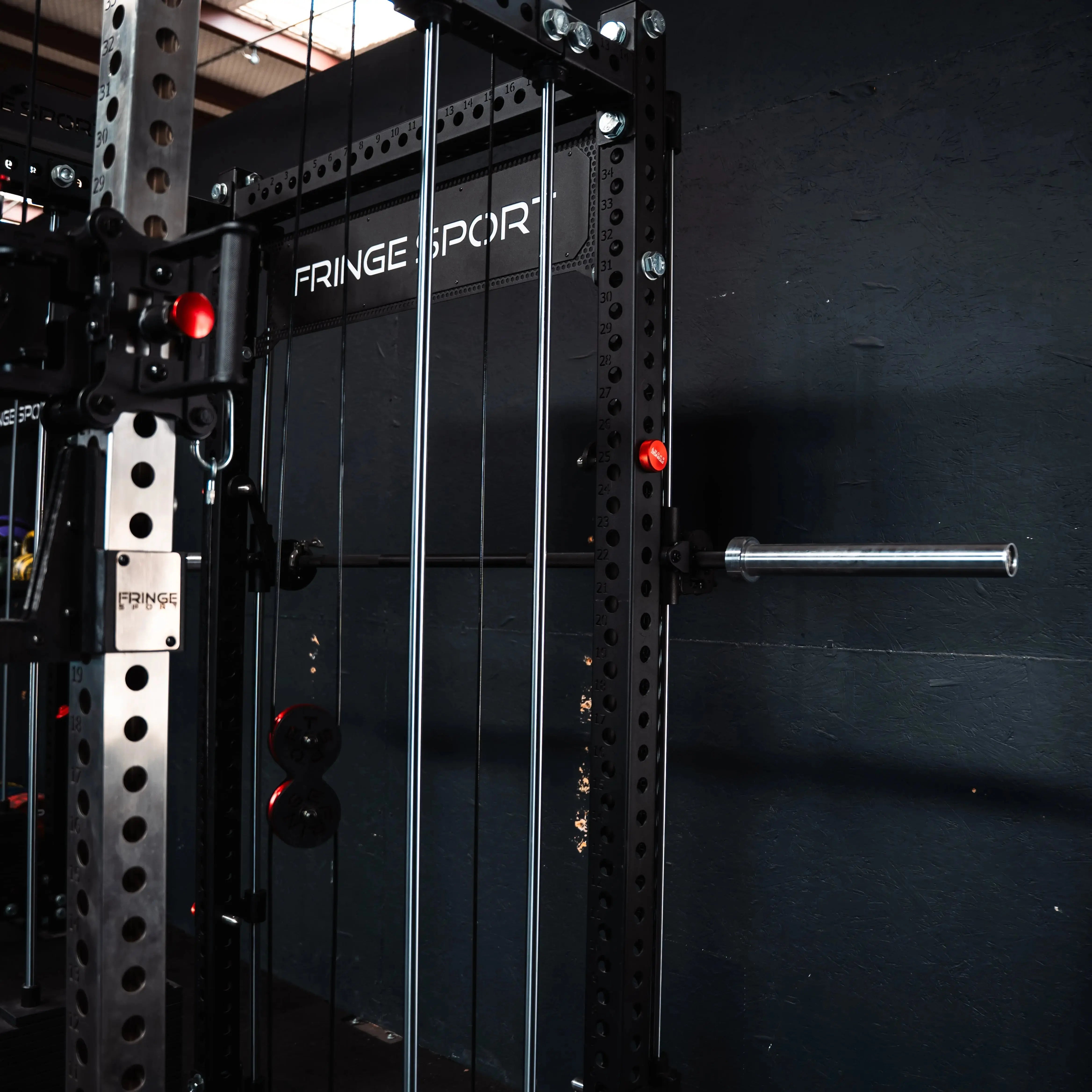 The Dane 2.0 Fully Loaded - Half Rack with Cable Crossover and Smith Machine