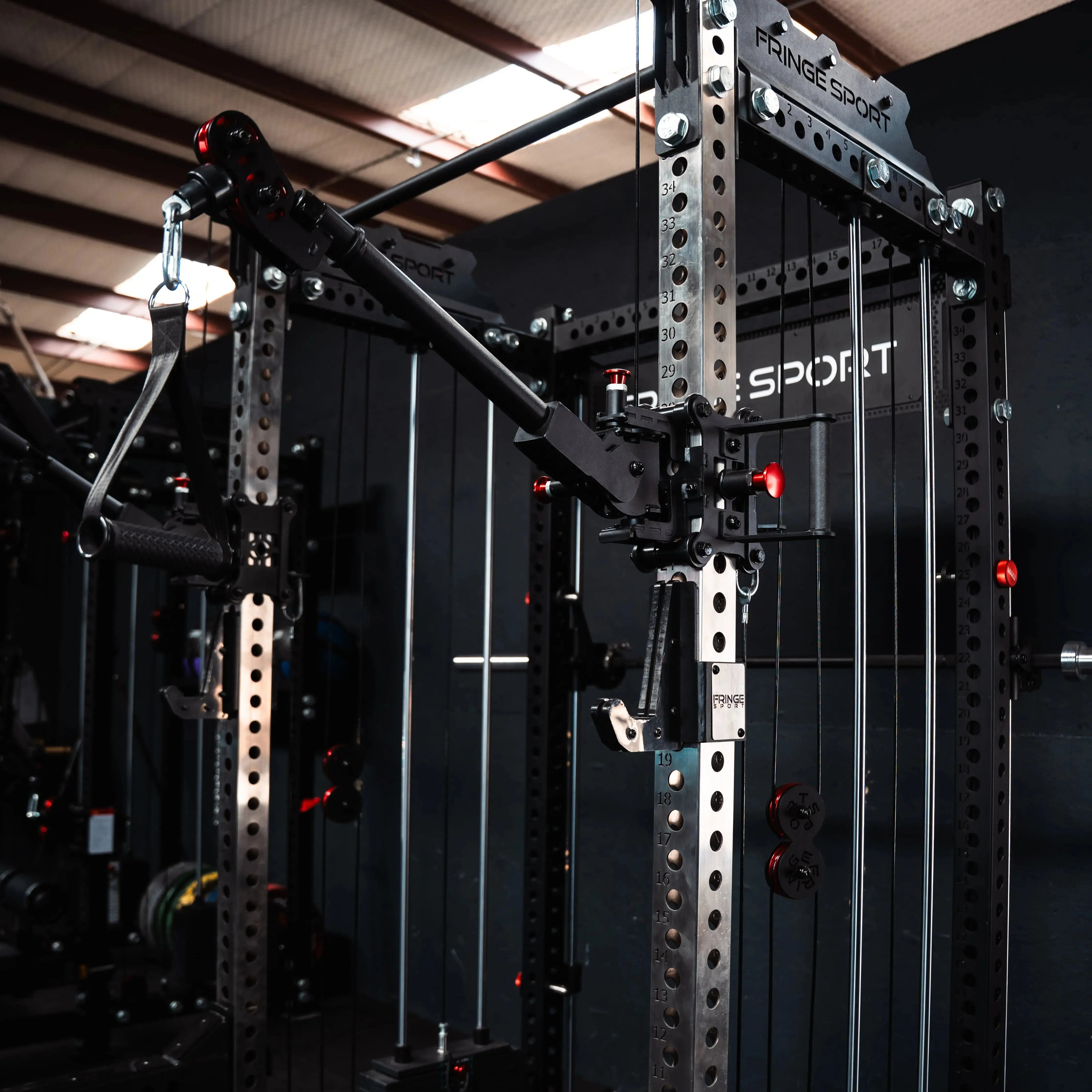 The Dane 2.0 Fully Loaded - Half Rack with Cable Crossover and Smith Machine