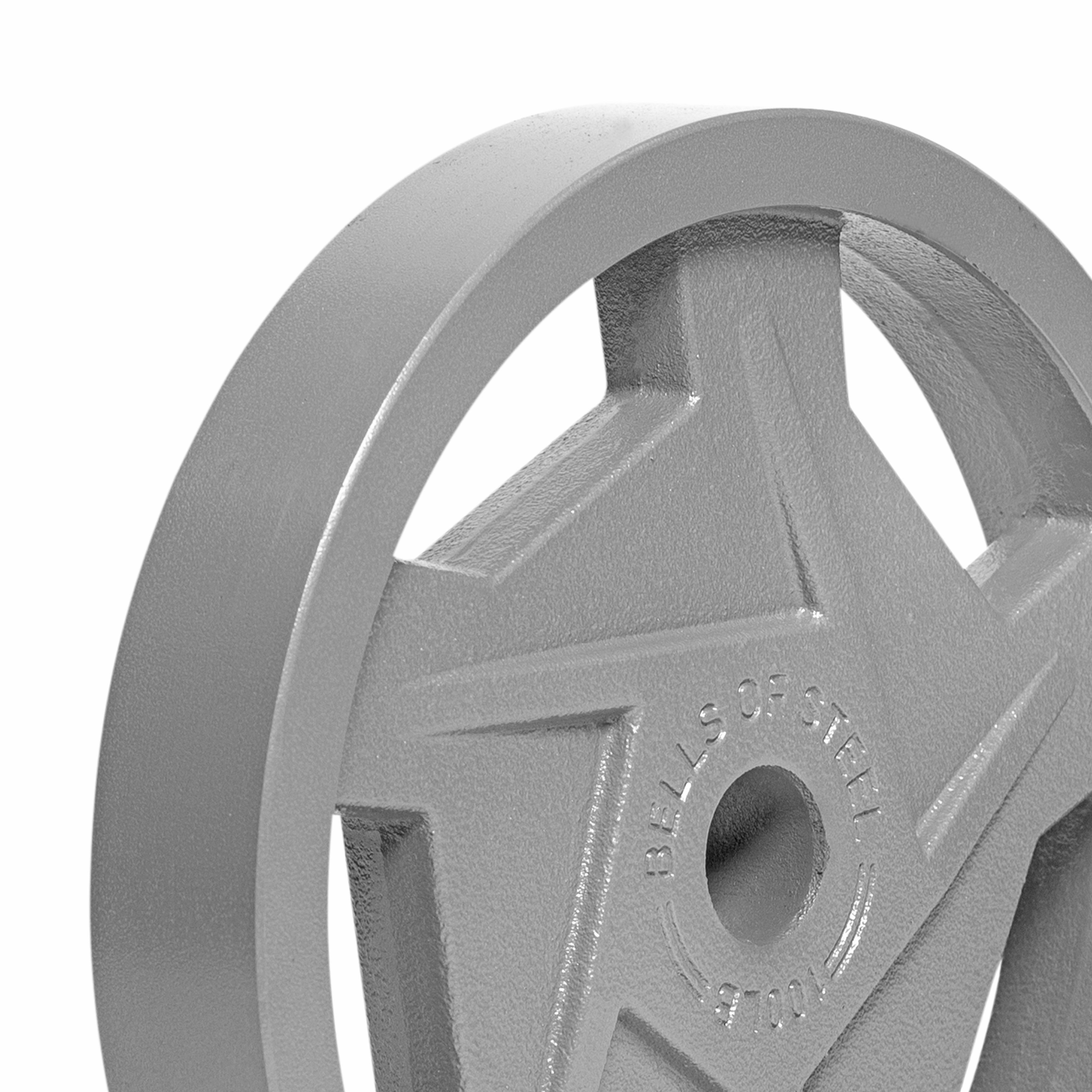 Gray Mighty Grip Olympic Weight Plates