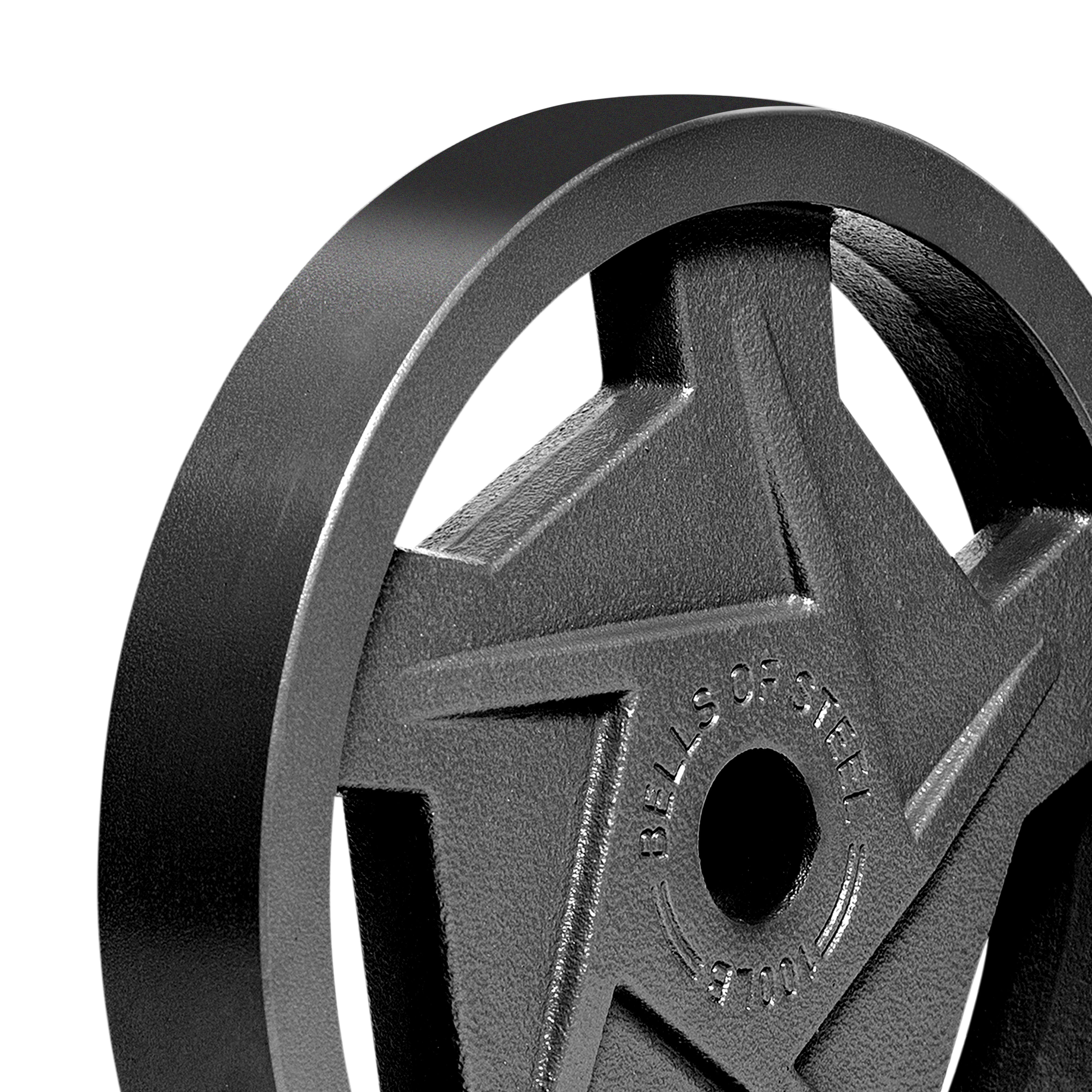 Black Mighty Grip Olympic Weight Plate Sets
