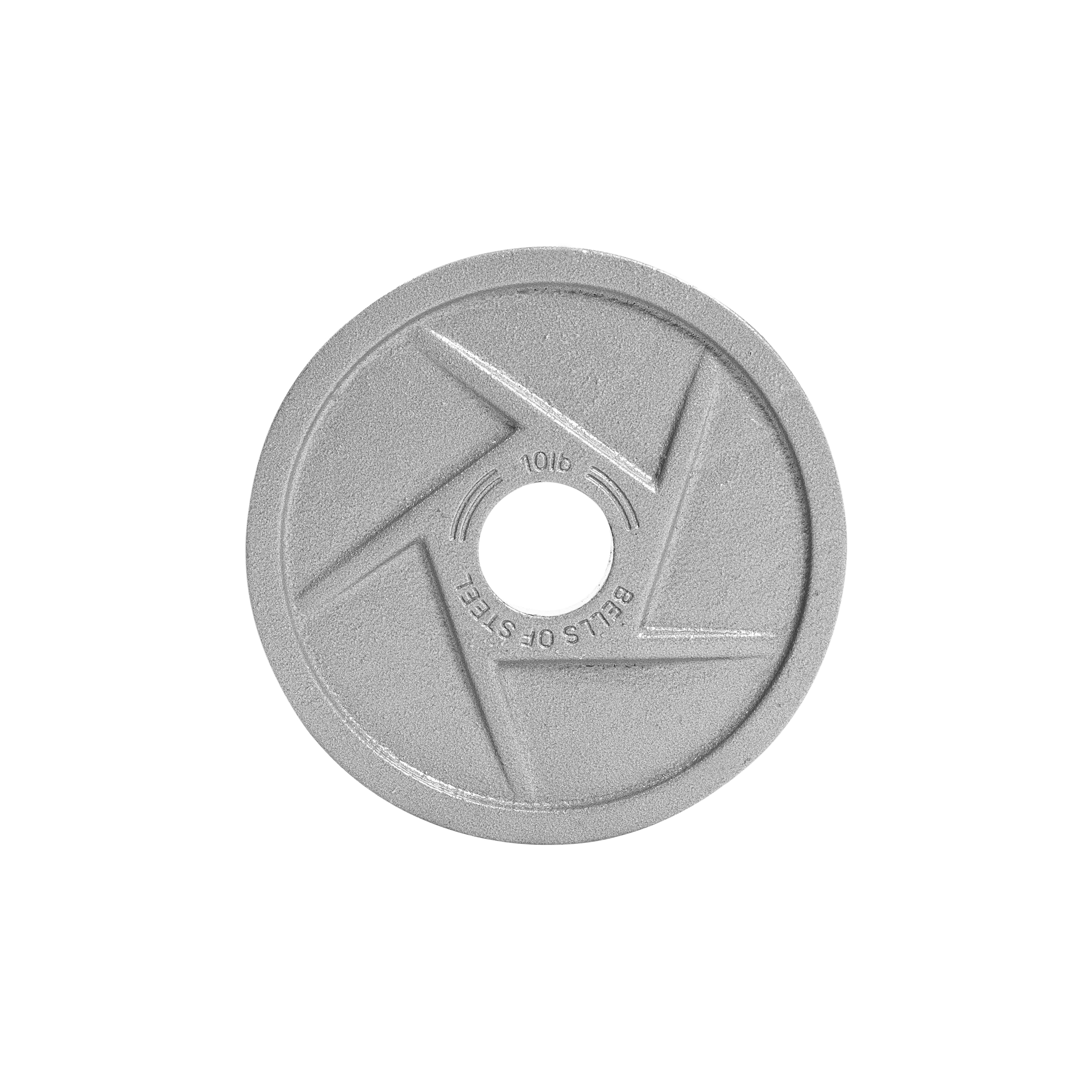 Gray Mighty Grip Olympic Weight Plates
