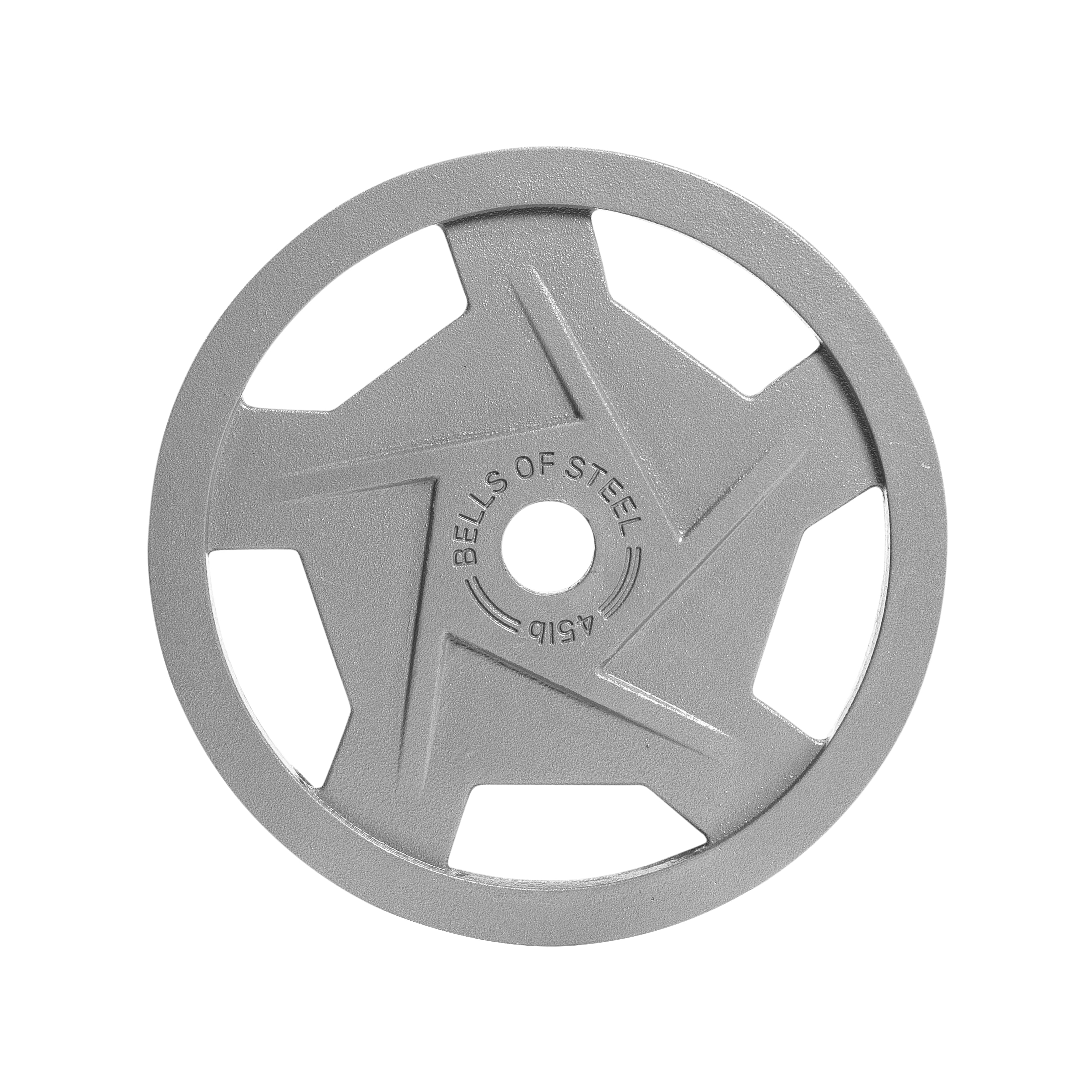 Gray Mighty Grip Olympic Weight Plates