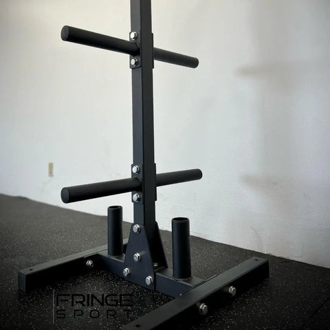Vertical Barbell & Bumper Plate Holder Fringe Sport