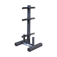WT46 - Body-Solid Olympic Plate Tree & Bar Holder - Body-Solid