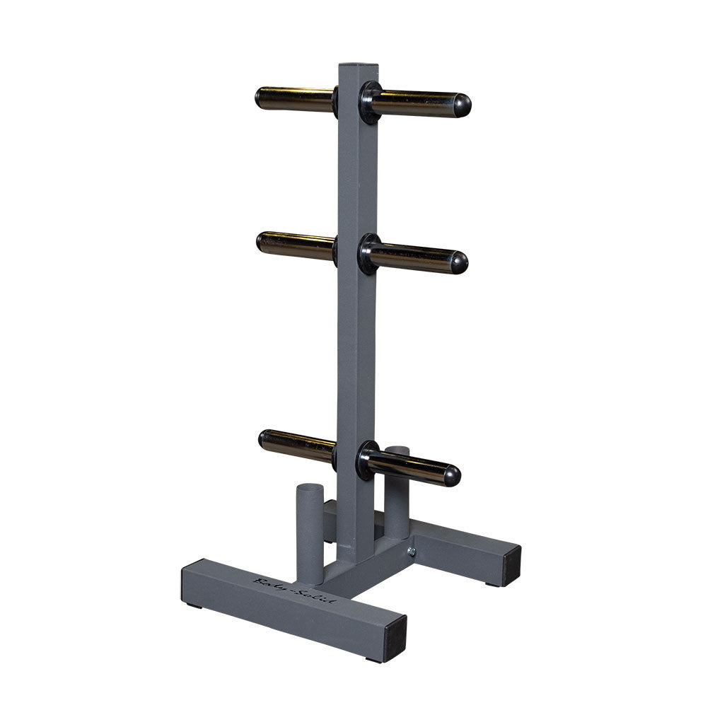 WT46 - Body-Solid Olympic Plate Tree & Bar Holder - Body-Solid