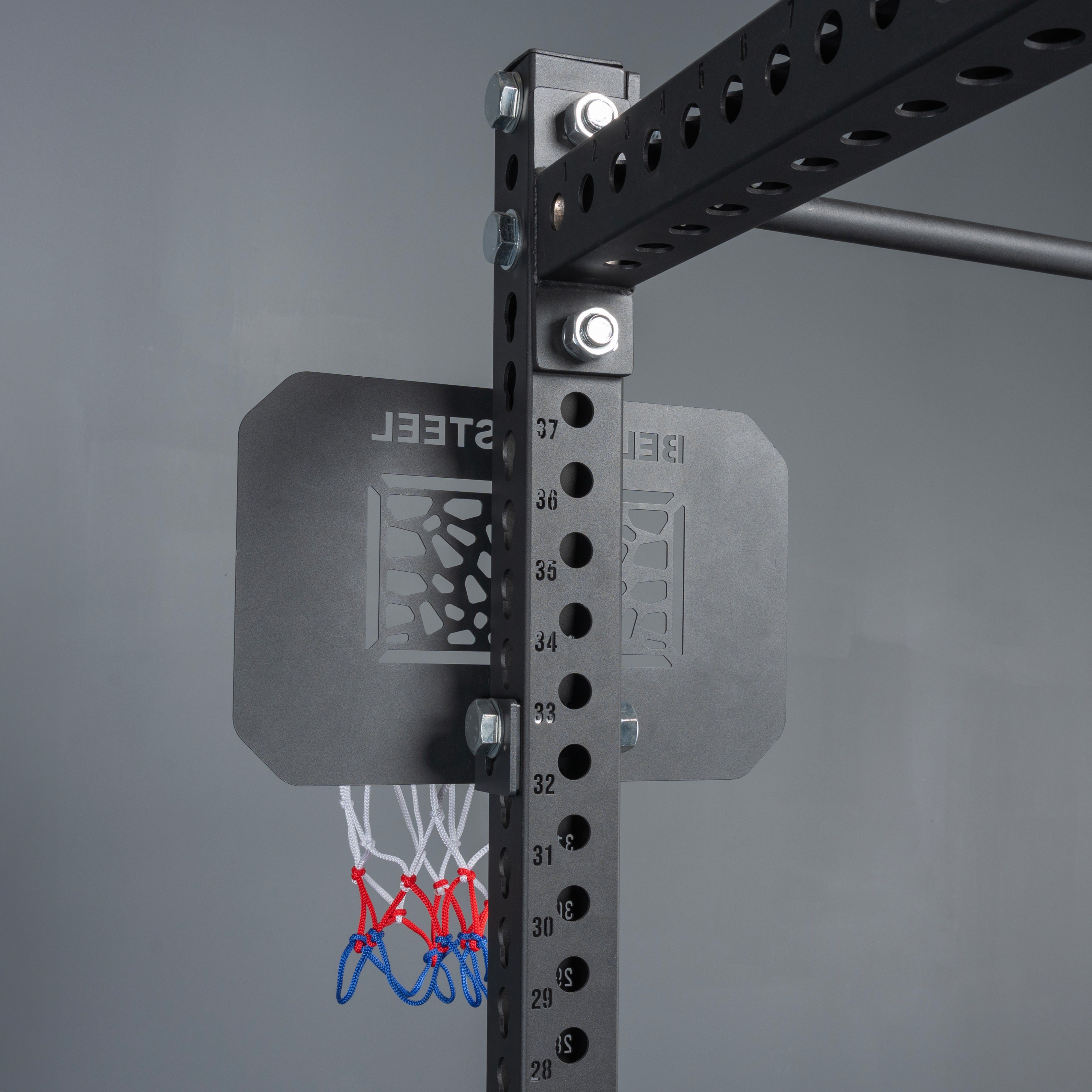 Rack Attached Basketball Hoop w/ Ball