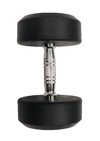 5LB-50LB Pro Style Rubber Dumbbell Set Pure Craft Industries