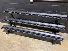 PCI-5045 Three-Tier 15-Pair Dumbbell Rack (Black)