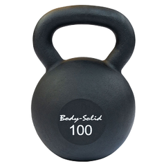 KBR100 - Iron Powder Coat Kettlebells 100 Pounds - Body-Solid