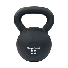 KBR55 - Iron Powder Coat Kettlebells 55 Pounds - Body-Solid
