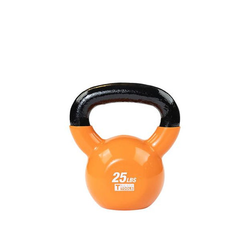 KBV25 - 25 lb. Vinyl Dipped Kettlebells - Body-Solid Body-Solid
