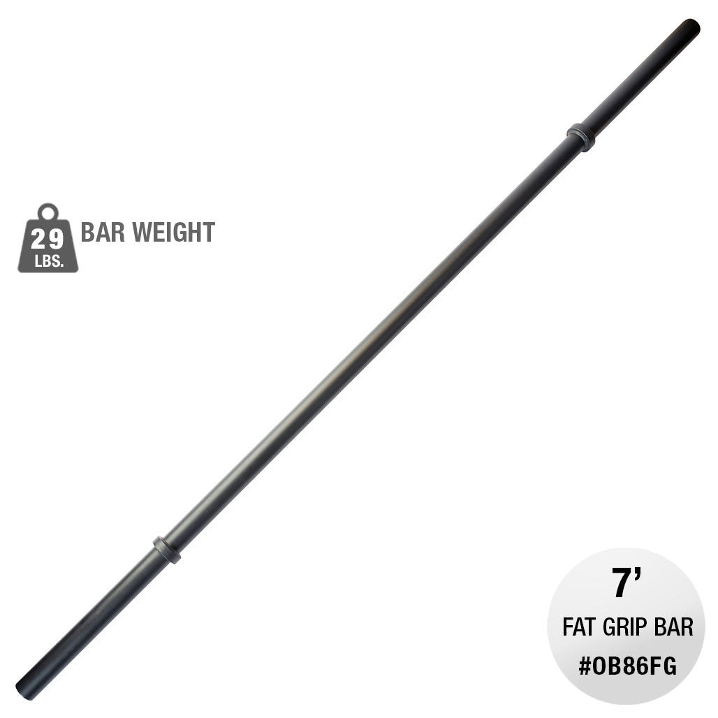 OB86FG - Body-Solid 7' Fat Grip Olympic Bar - Body-Solid