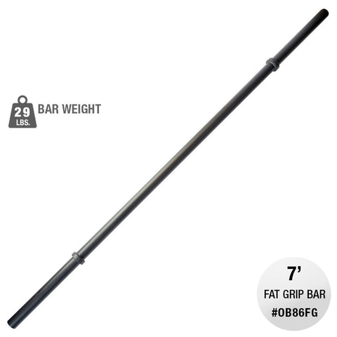 OB86FG - Body-Solid 7' Fat Grip Olympic Bar - Body-Solid