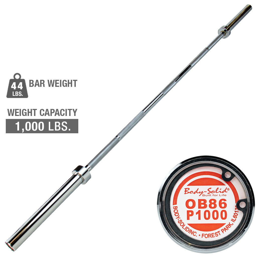 OB86P1000 - 7' P1000 Olympic Power Bar - Body-Solid