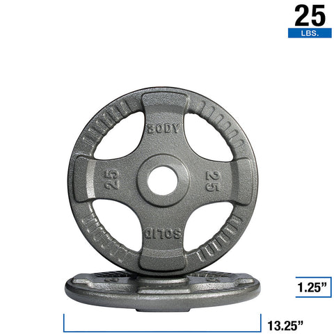 300 LB Cast Grip Oly Set, Chrome Bar