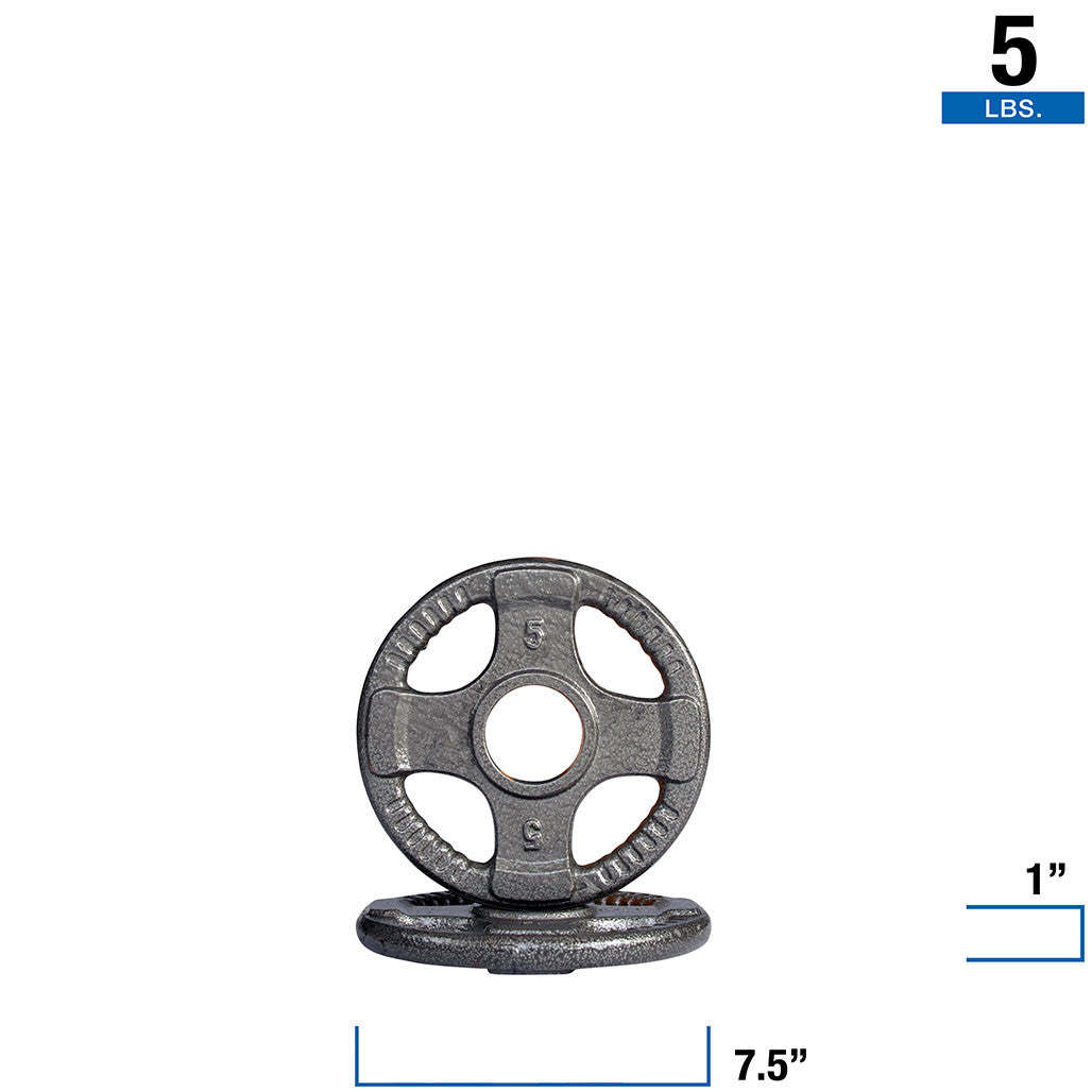 400 LB Cast Grip Oly Set, Chrome Bar