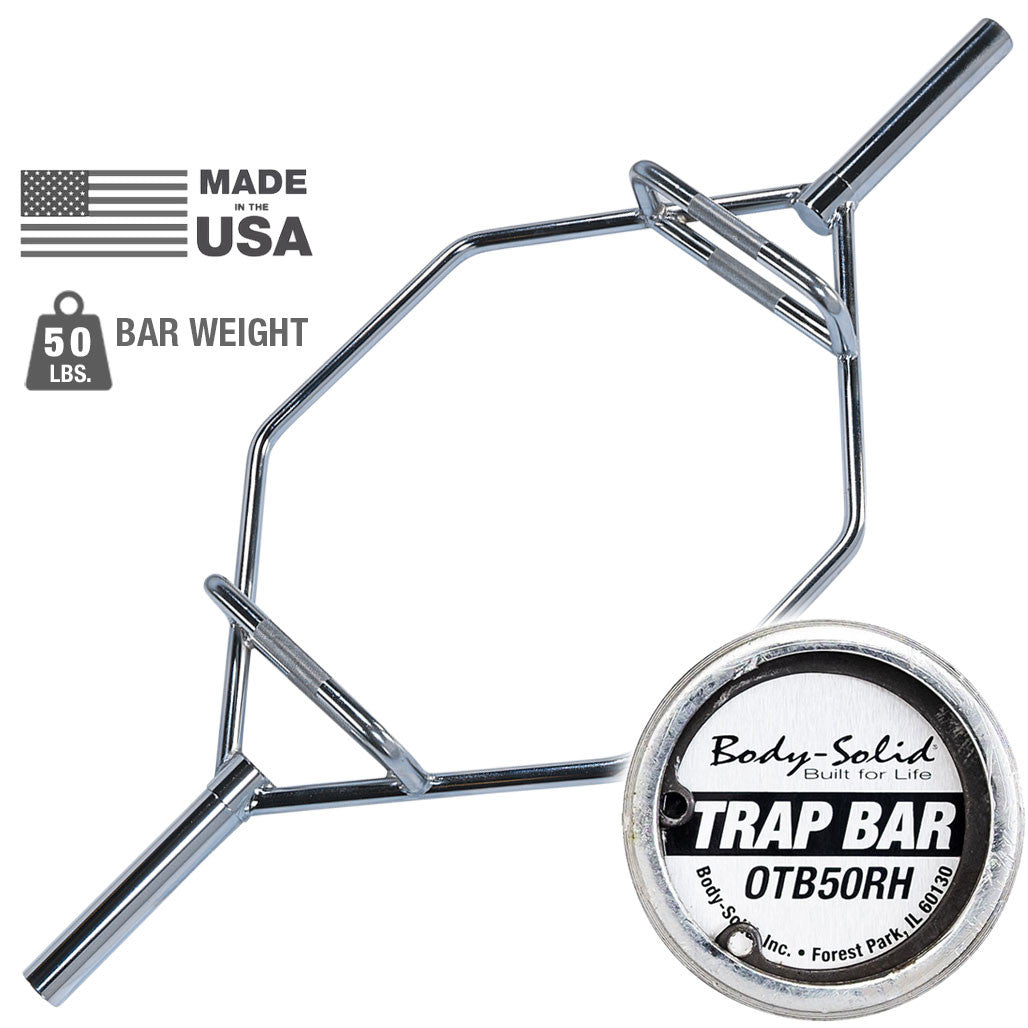 Body-Solid OTB50RH Olympic Shrug Bar