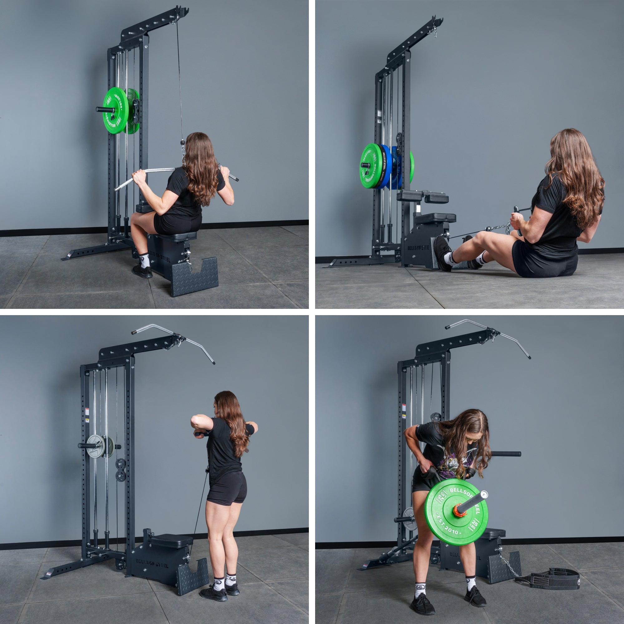 Lat Pulldown Low Row Machine