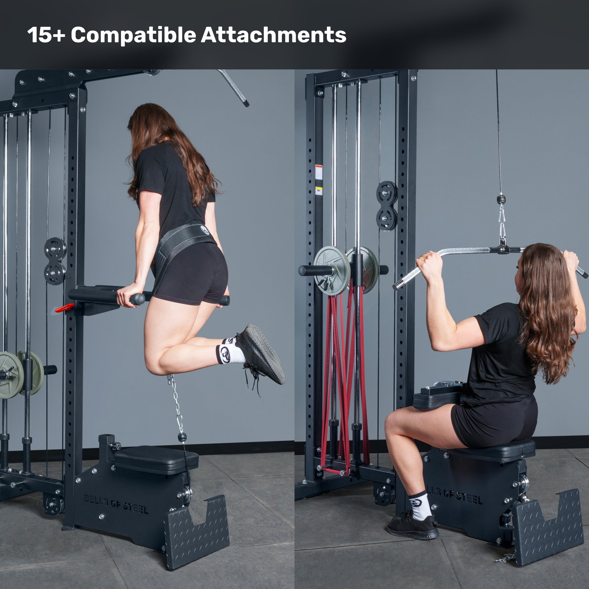 Lat Pulldown Low Row Machine
