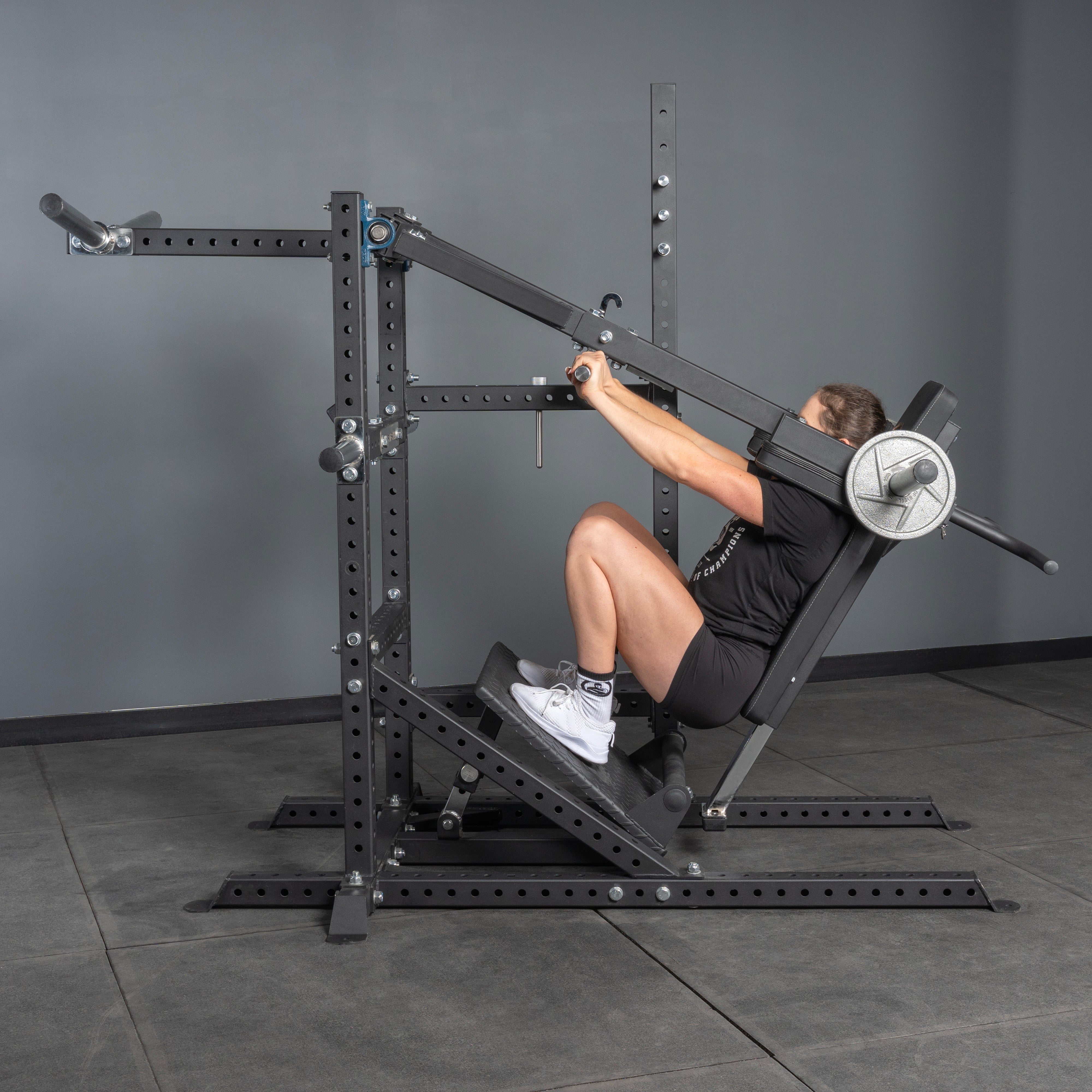 Pandemonium Squat – 3-in-1 Pendulum Squat / Calf Press / Viking Press Machine