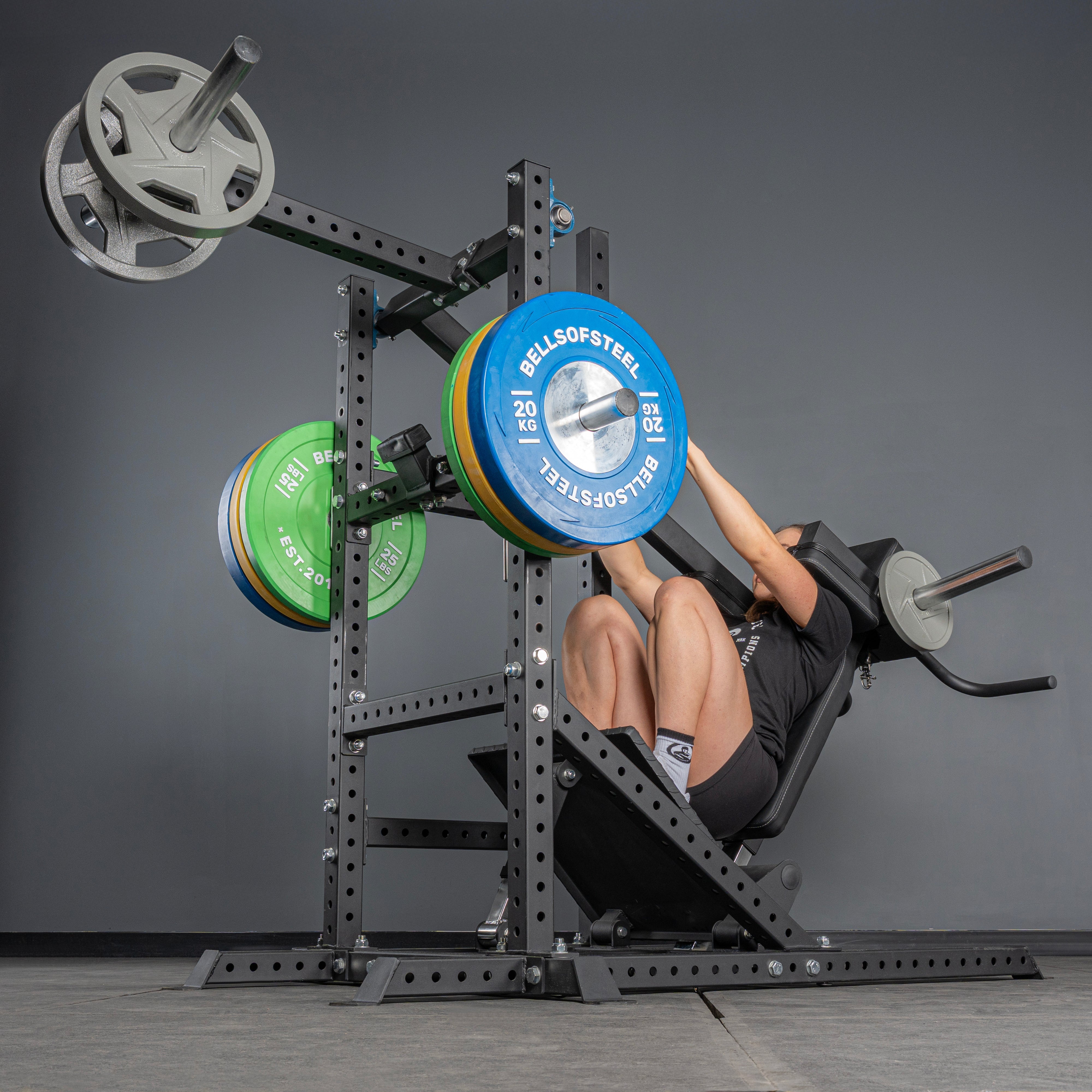 Pandemonium Squat – 3-in-1 Pendulum Squat / Calf Press / Viking Press Machine